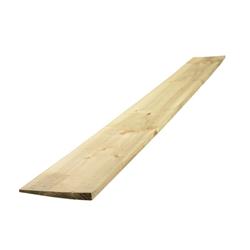 Green Treated Feather Board 22mm x 125mm @1.8m