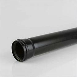 Floplast Single Socket 110mm Soil Pipe - 3m